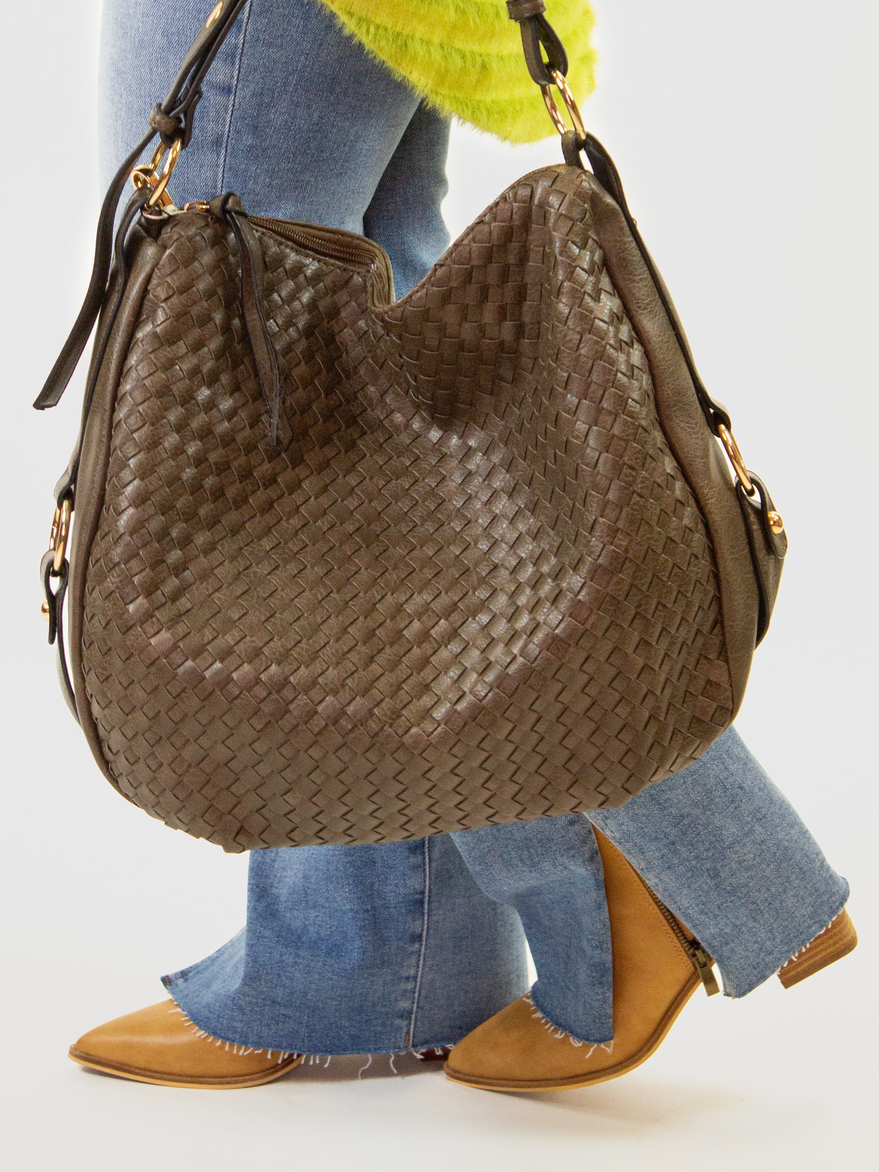 Courtney Woven Handbag