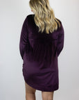 Elena Velvet Mini Dress