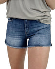 KanCan Lizzy Frayed Shorts