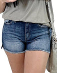 KanCan Lizzy Frayed Shorts