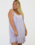 Lacey Tassel Tie Mini Dress