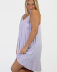 Lacey Tassel Tie Mini Dress