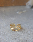 Misha Four Line Ring