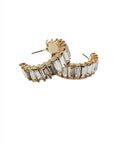 Slow Dancing Baguette Earrings