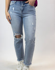 Sunrise Flare Fringe Jeans