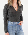 Zena Zippered Bodysuit