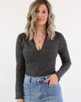 Zena Zippered Bodysuit