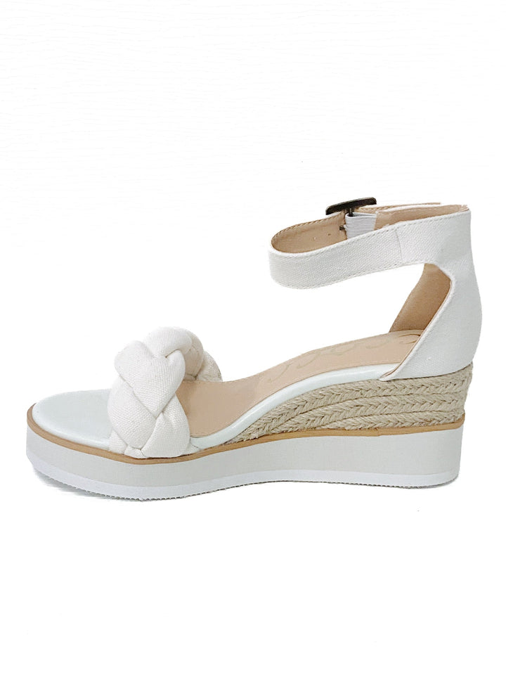 Braided Top Strap Wedge