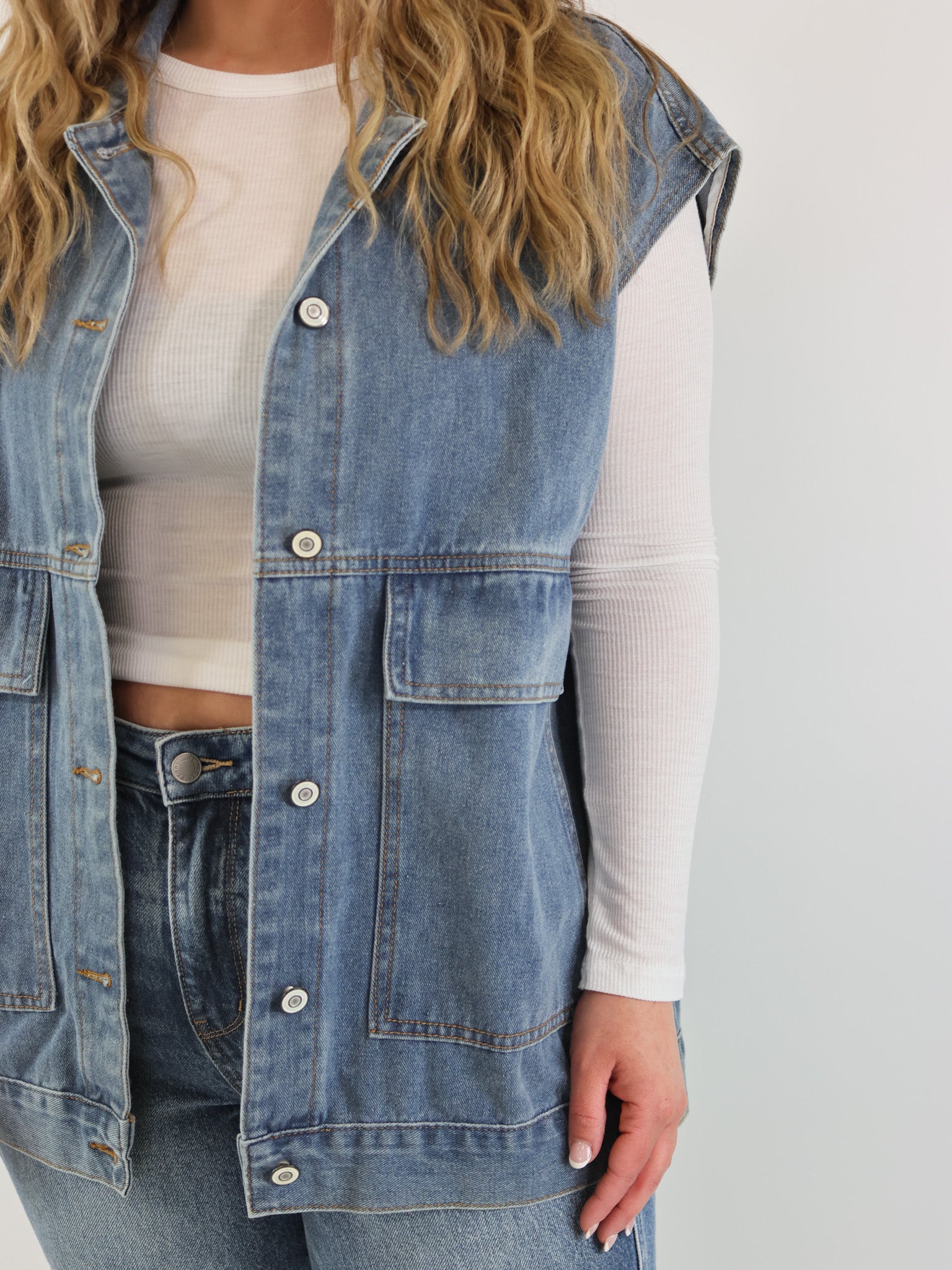Daniella Denim Vest