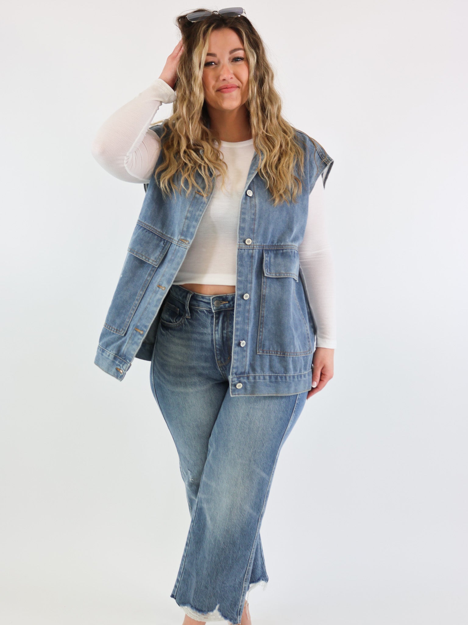 Daniella Denim Vest