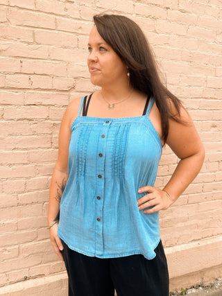 Debbie Button Cami Tank