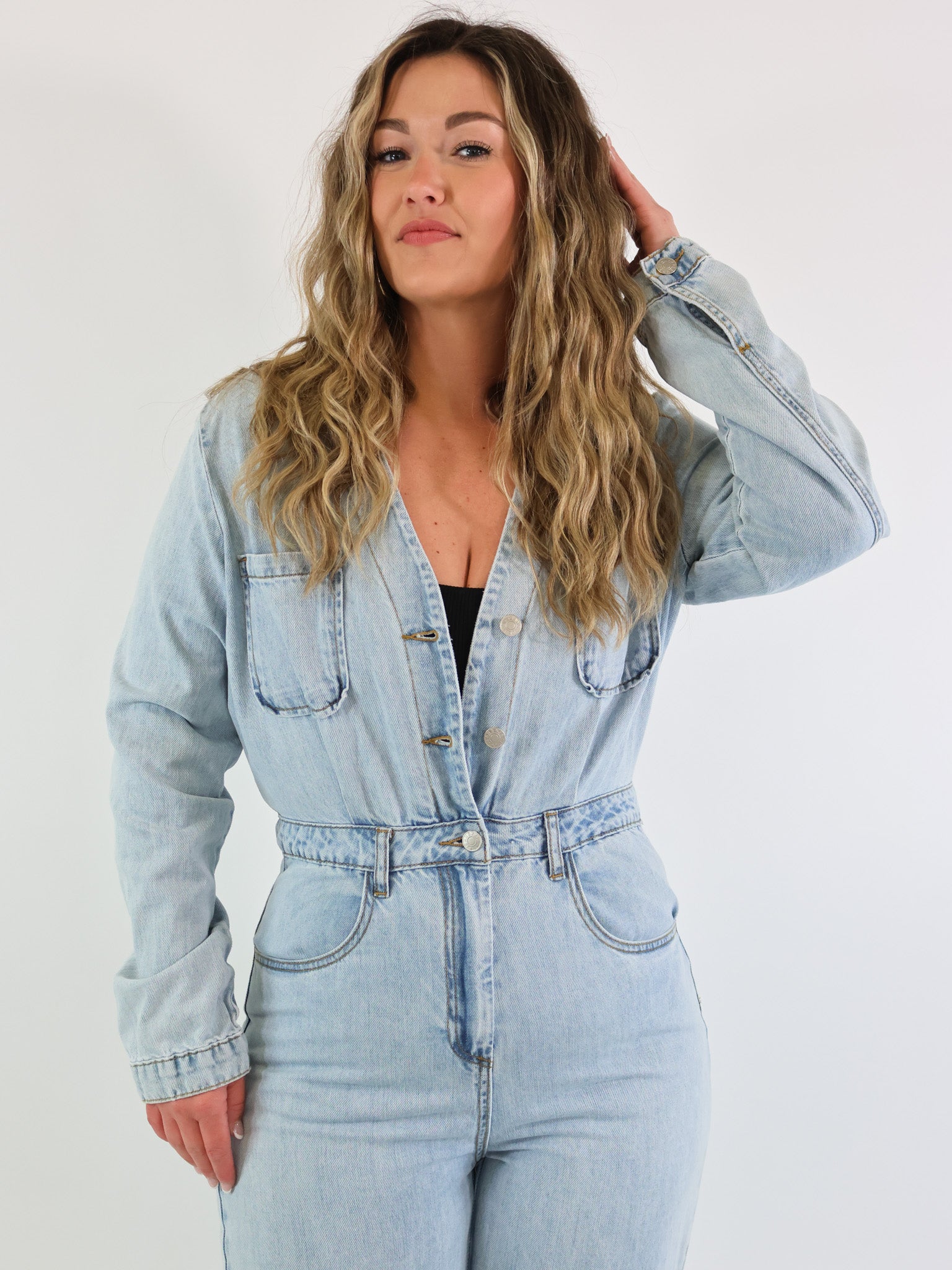 Emery Denim Jumpsuit