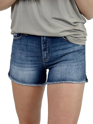 KanCan Lizzy Frayed Shorts