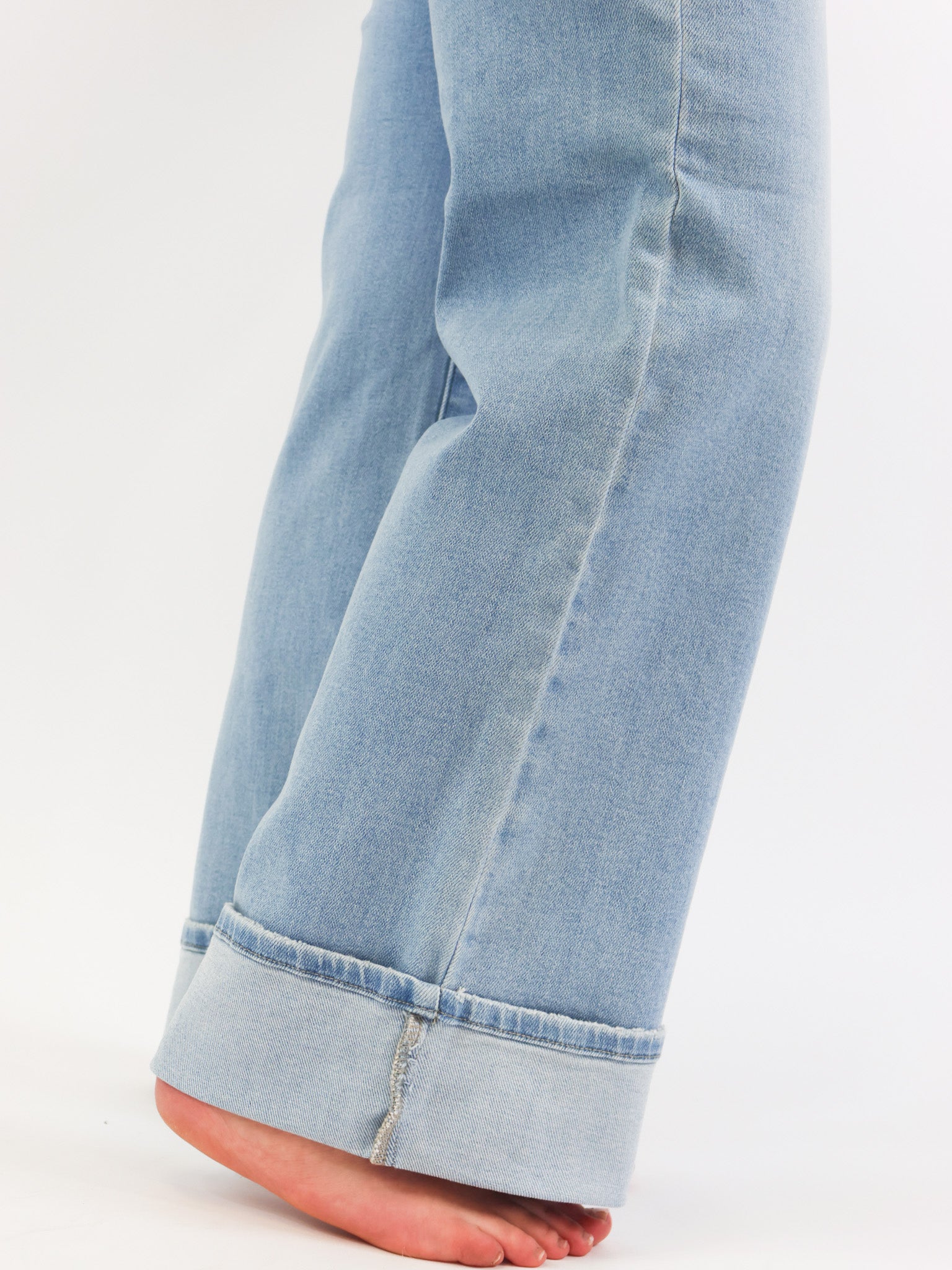 Margo Cuffed Palazzo Jeans