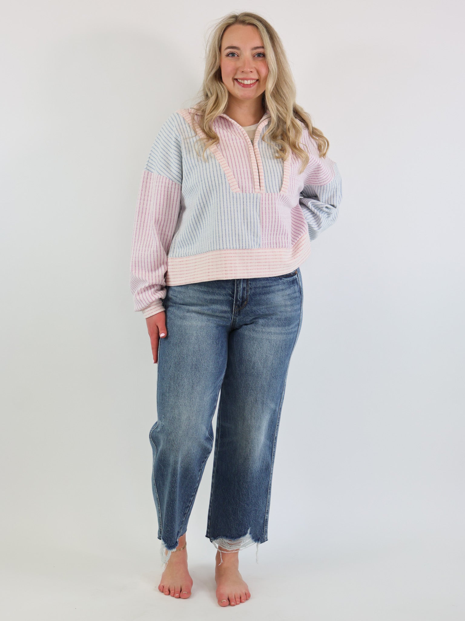 Megan Multi Color Pullover