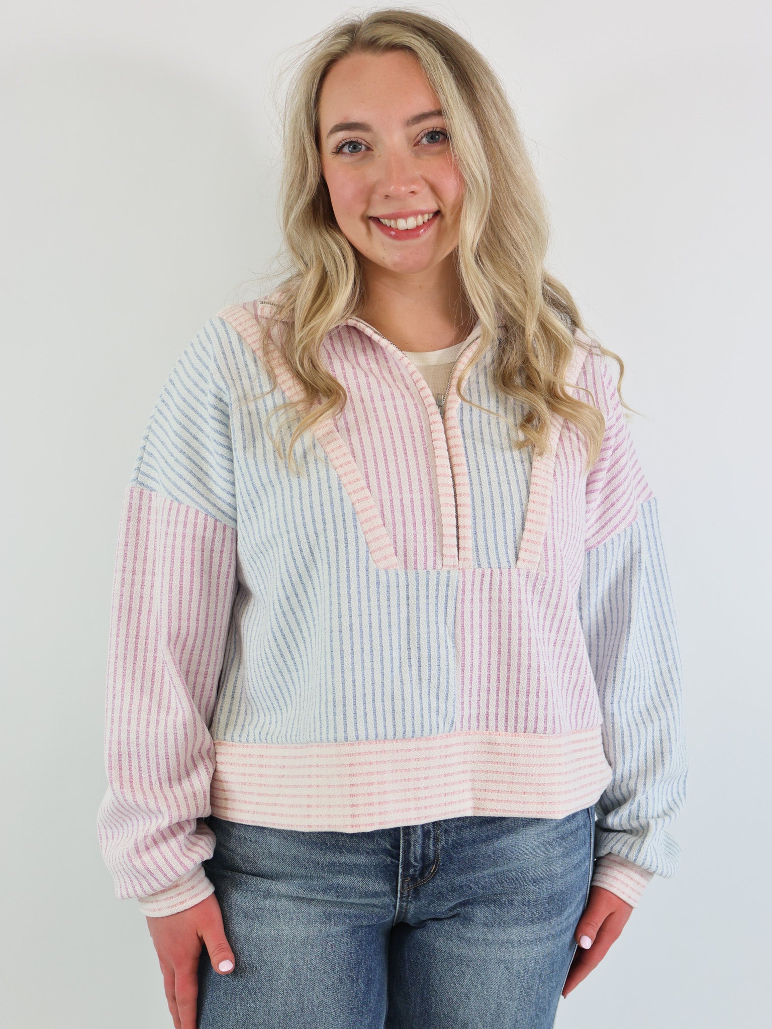 Megan Multi Color Pullover