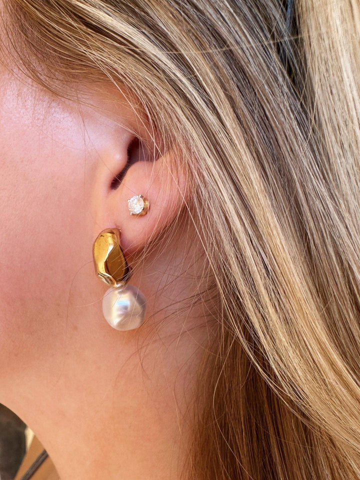 Moonlight Pearl Drop Earrings