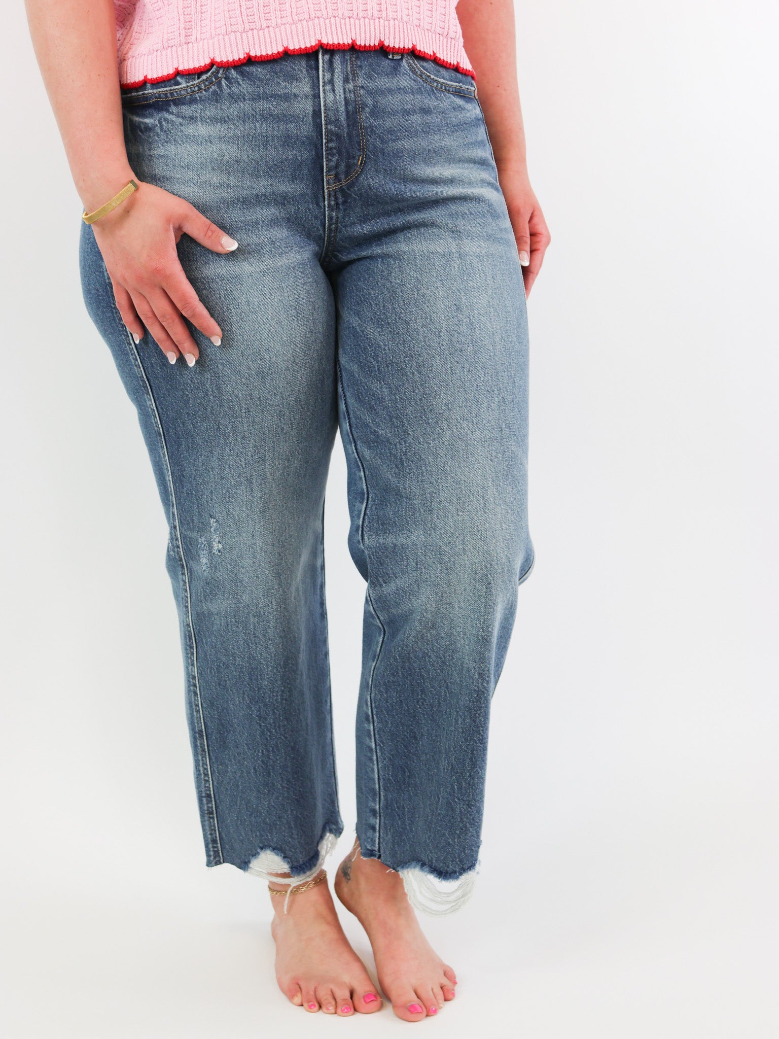 Rebel Crop Jeans