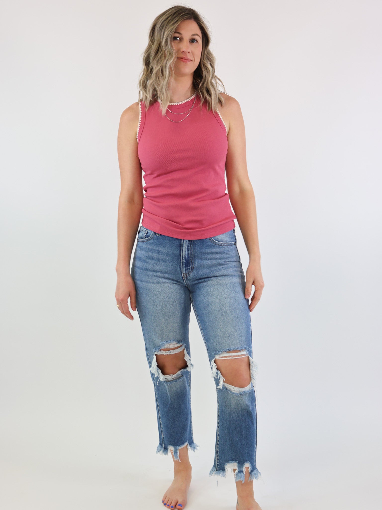 Roxy Ribbed Tank