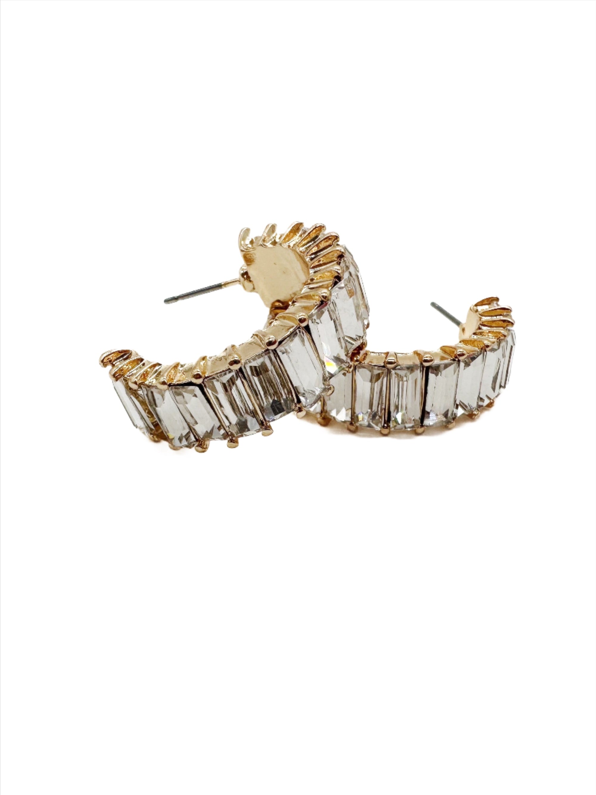Slow Dancing Baguette Earrings