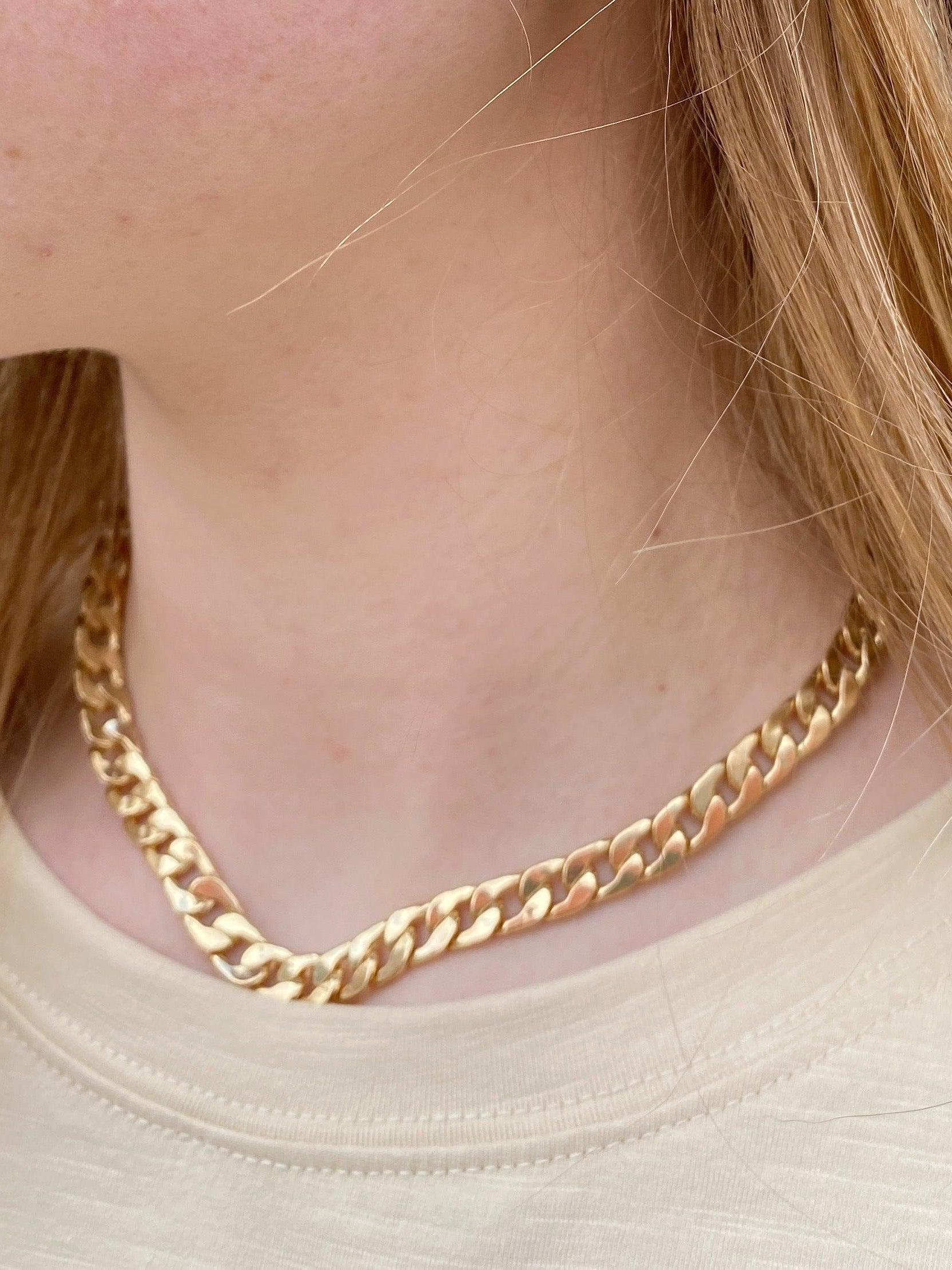 Thick Paperclip Necklace